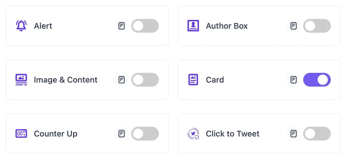 Enable Card Block