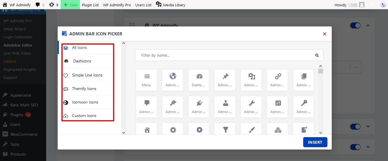 Icon library