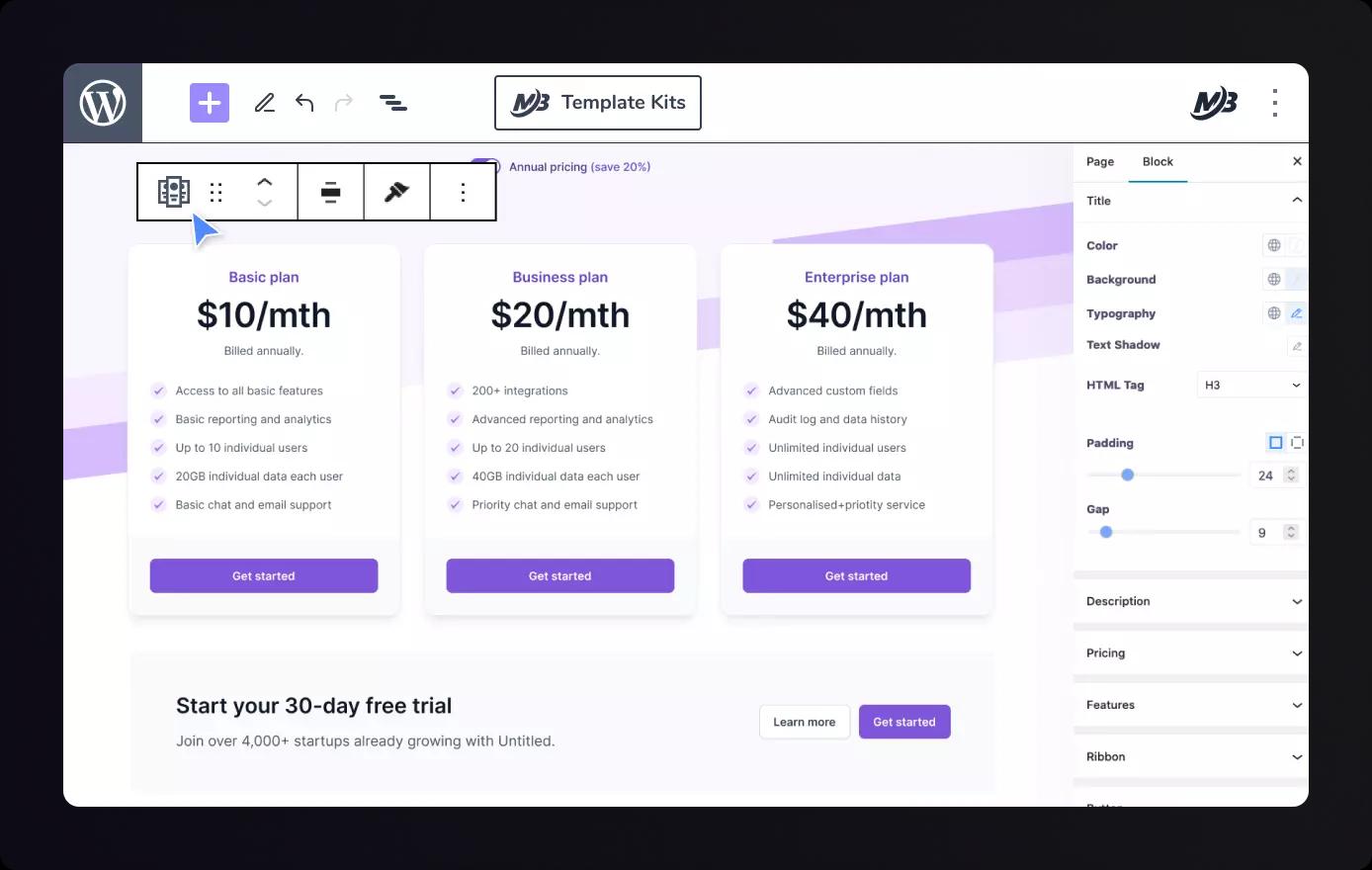Marketing Blocks