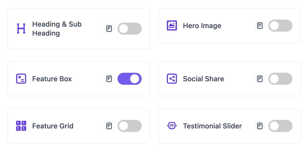 enable Feature Box