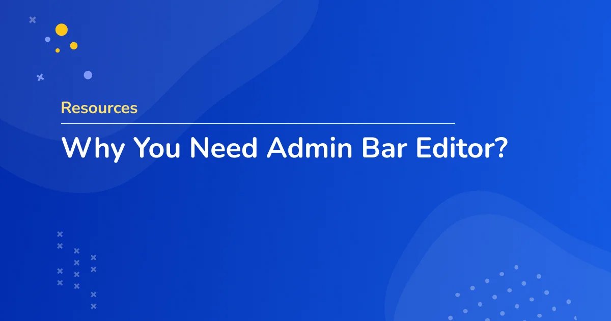 Admin Bar Editor plugin